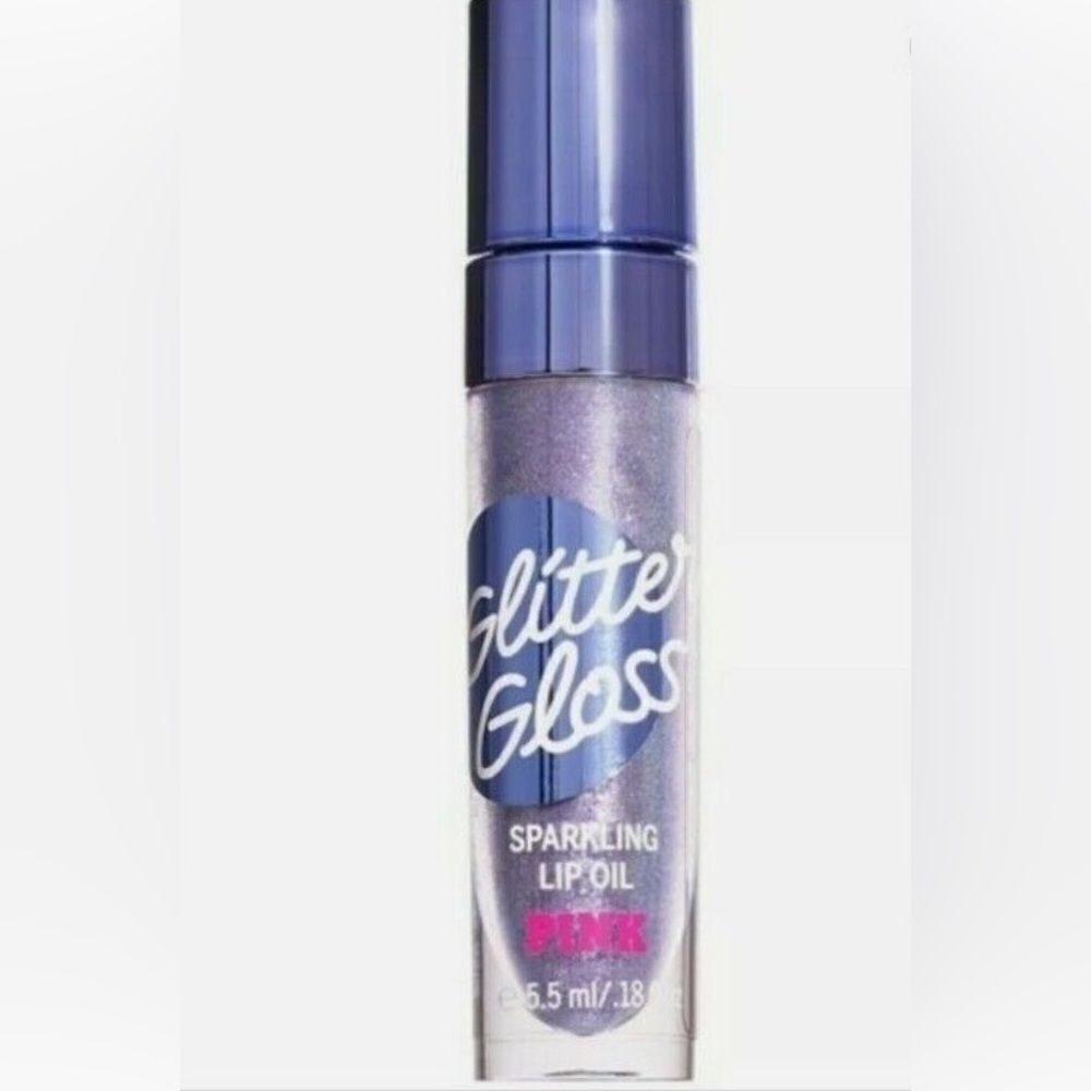 VICTORIA SECRET PINK LIP GLOSS/GLITTER GLOSS/SPARKLING LIP OIL - BLUE RASPBERRY